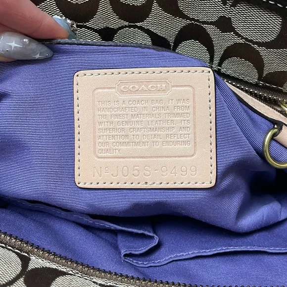 Vintage Y2K Coach Holiday Patchwork Tote Shoulder-Bag Purse - Picture 11 of 11